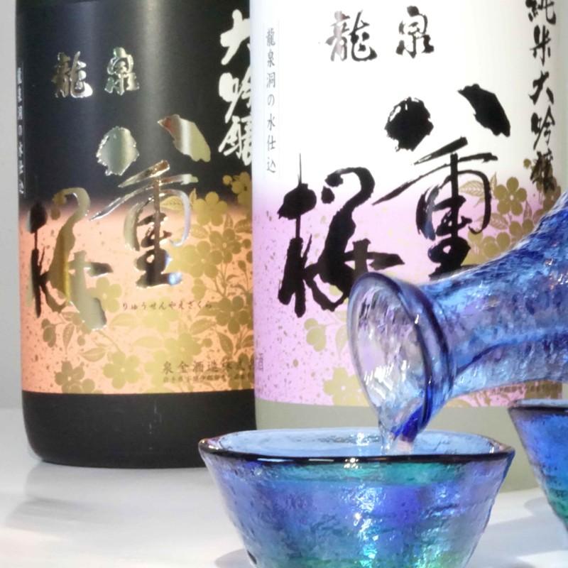 お酒 日本酒 龍泉八重桜「紫の上」セット〔龍泉八重桜大吟醸1.8L×1 