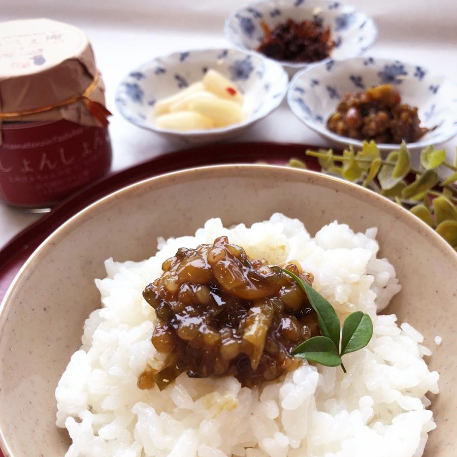 佃煮 漬物 セット おすすめ〔しょんしょん・梅と鰹の佃煮・らっきょう〕 浜天神たつべぇ庵 こざき会館お土産販売部 熊本県 送料無料 ポイント消化｜nipponselect｜04