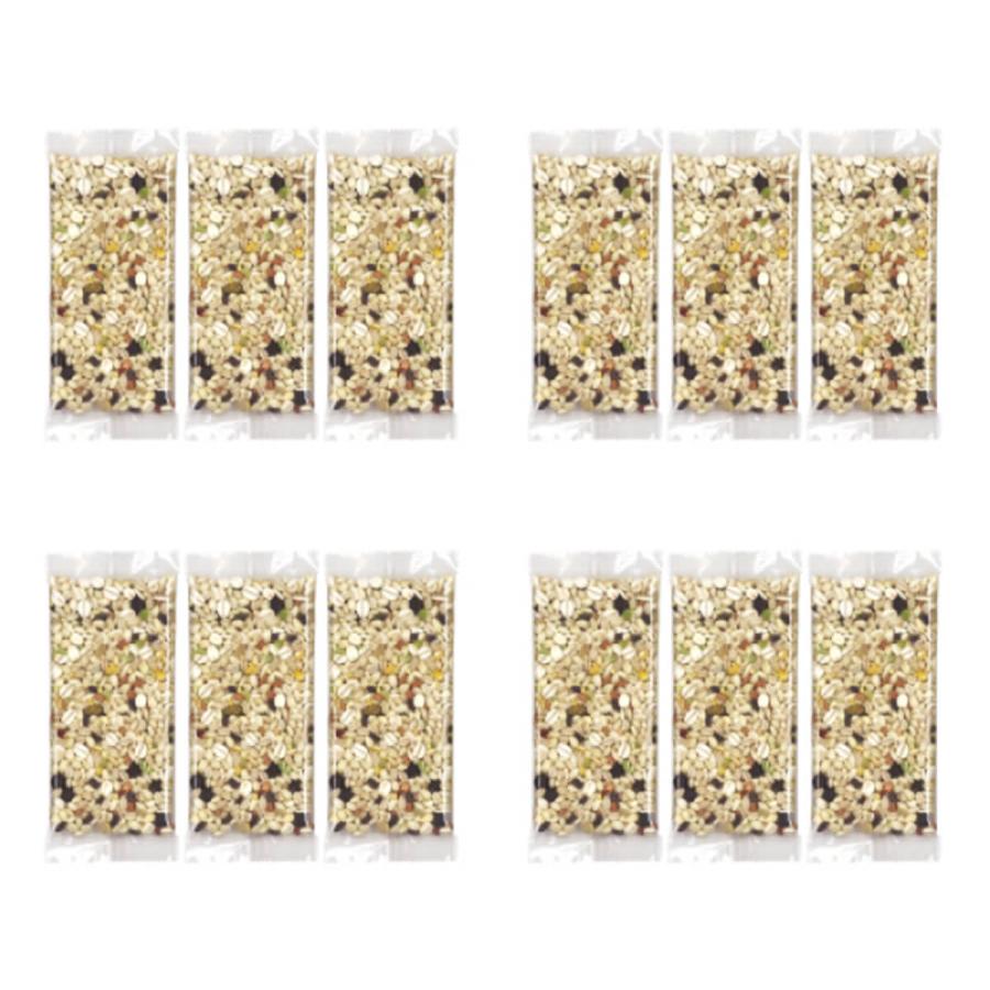 もち麦たっぷり十六雑穀 12袋 雑穀 十六穀 混ぜるだけ ごはん もち麦 発芽玄米 黒米 もち玄米 食物繊維 ポスト投函便 産直お取り寄せニッポンセレクト 通販 Paypayモール