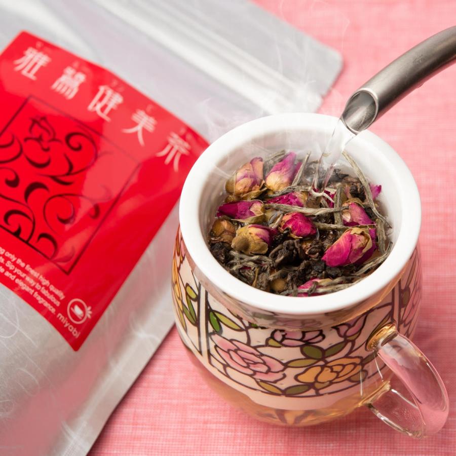 バラのお茶 バラの茶こし付きマグ有田焼 セット 雅鷺健美茶 有田焼 セランドグラス マグ ティーセット 茶葉 ローズ Miyabi 産直お取り寄せニッポンセレクト 通販 Paypayモール