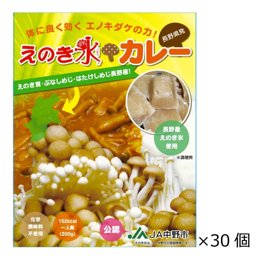 えのき氷カレー 30個 0g 長野県名物 レトルトカレー きのこカレー ヘルシー ご当地グルメ まとめ買い 産直お取り寄せニッポンセレクト 通販 Paypayモール