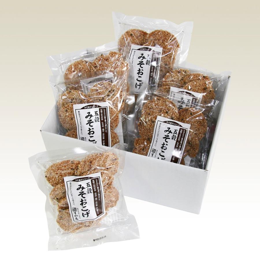 五穀みそおこげ 6袋 おこげせんべい 善光寺門前 すや亀 長野県 信州 味噌 煎餅 お菓子 せんべい 酢屋亀本店 ご当地グルメ 国産 産直お取り寄せニッポンセレクト 通販 Paypayモール