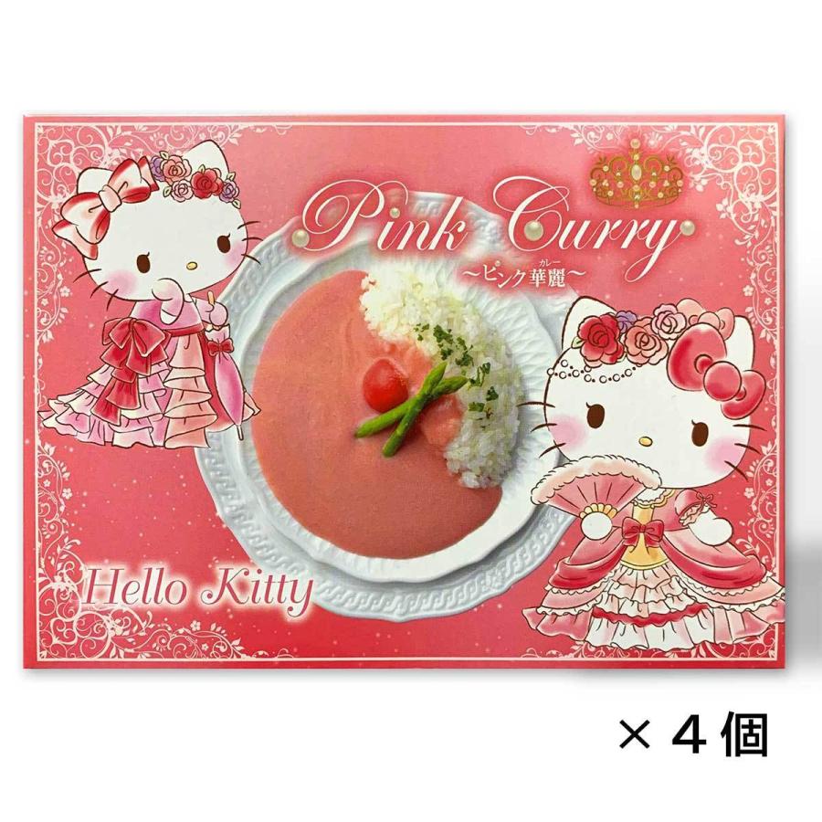 HELLO（リンツ） ハローキティ 華貴婦人ピンク華麗 4個 詰合せ カレー