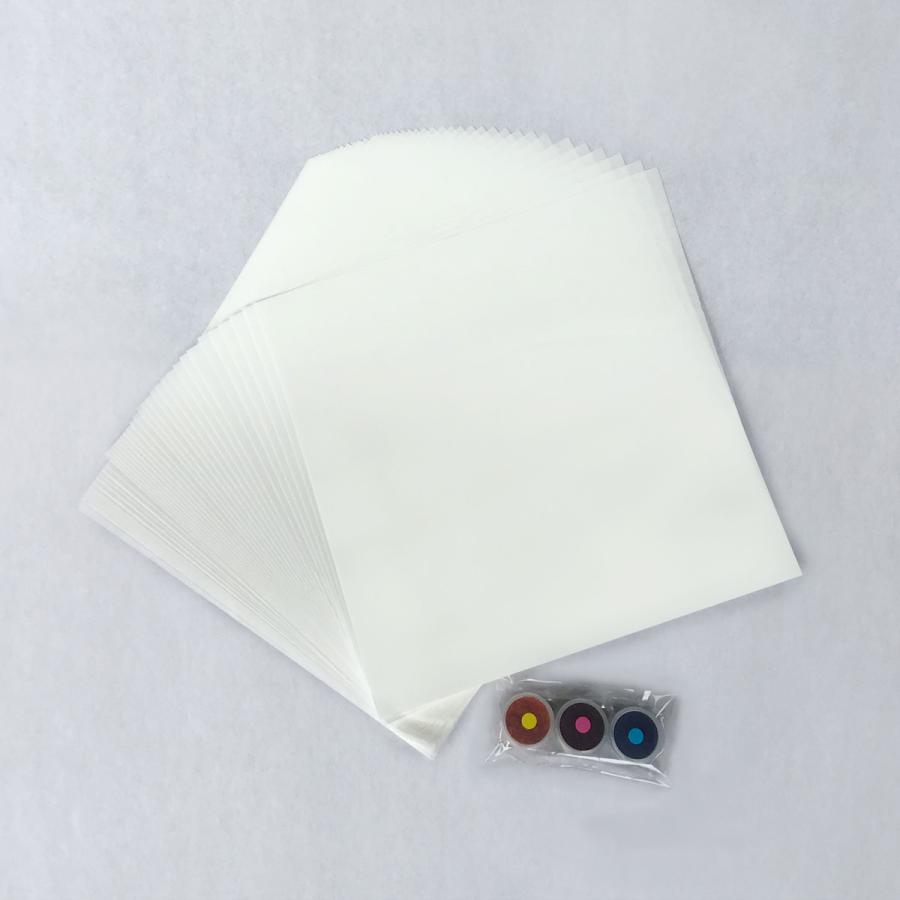おりぞめプチセット 手芸 和紙 折り染め おうち時間 体験キット 体験 簡単 自由工作 自由研究 山梨 一秀和紙工房 |  | 02