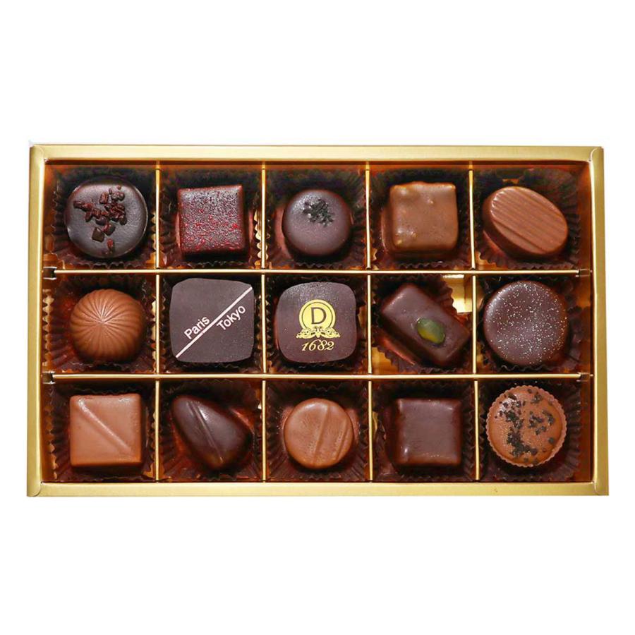 コフレドショコラ 15個入 15種 詰合せ チョコレート ボンボンショコラ 洋菓子 スイーツ 高級 東京 ダロワイヨ｜nipponselect｜02