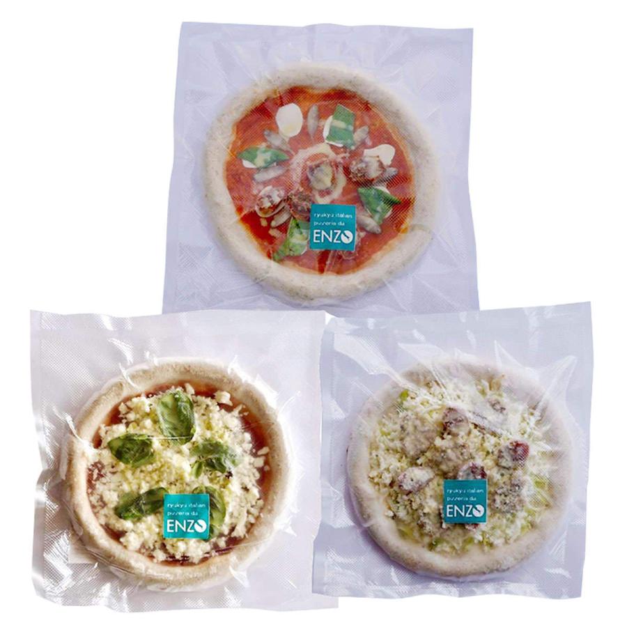 沖縄 琉球ピザ エンゾ トライアルセット 1 詰合せ 3種 ピザ 冷凍