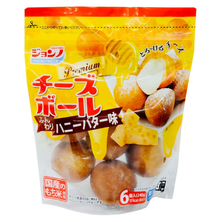 ジョンノ ハニーバターチーズボール 6個入袋 チーズボール おやつ 韓国 おつまみ スイーツ 冷凍 デザート ご当地スイーツ 産直お取り寄せニッポンセレクト 通販 Paypayモール