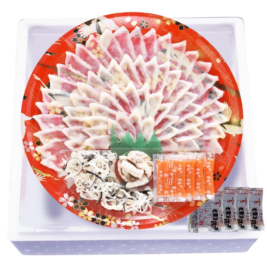 トラフグ刺しセット とらふぐ刺身セット(1人前)｜ふぐ専門店 関とら本店のオンライン