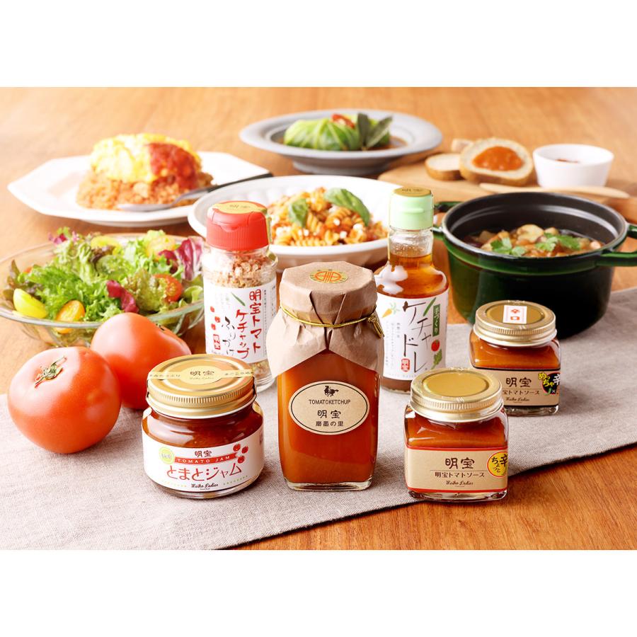 明宝トマトセット 6種詰合せ ケチャップ 調味料 ジャム ドレッシング トマトソース 辛口 ふりかけ トマト 国産 明宝 産直お取り寄せニッポンセレクト 通販 Paypayモール