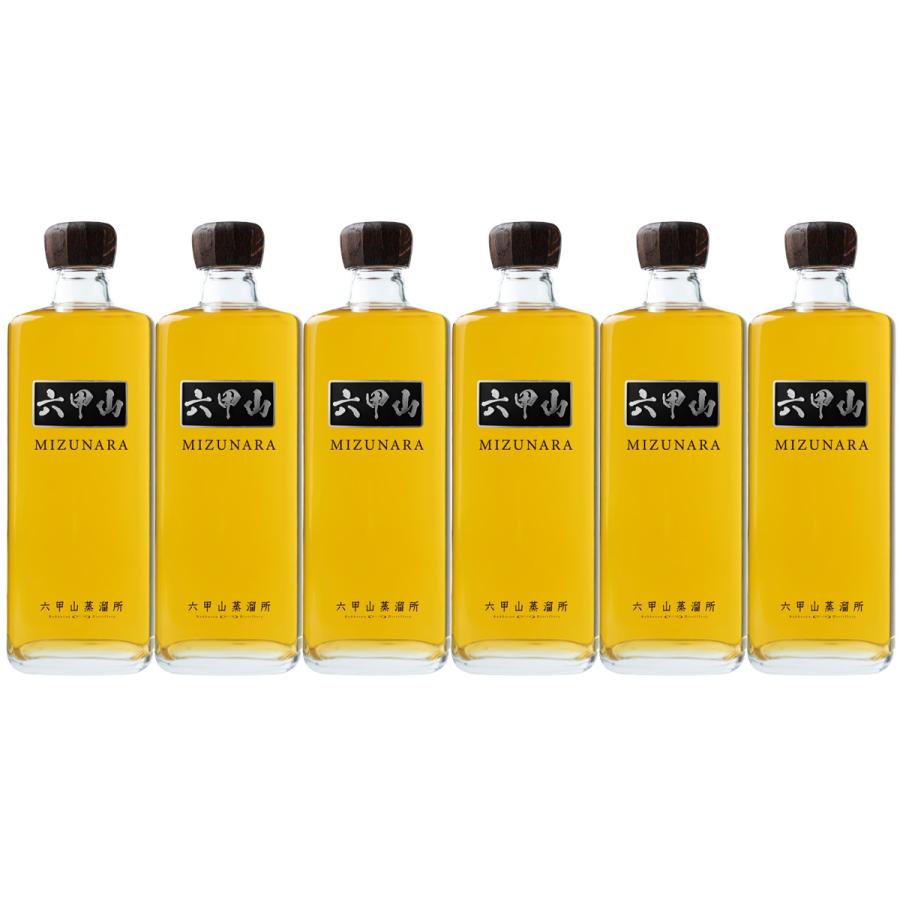 六甲山ピュアモルトウイスキー ミズナラ ノンピート 42度 6本
