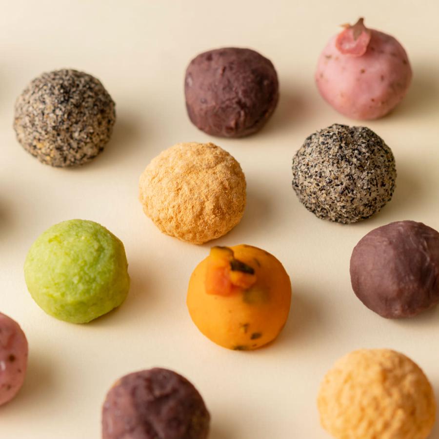 七福おはぎ 2個セット おはぎ 和菓子 スイーツ 粒あん こしあん : 産直