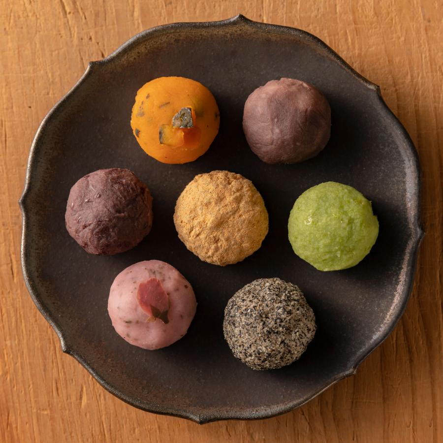 おはぎ7本セット 七福おはぎ 2個セット おはぎ 和菓子 スイーツ 粒あん こしあん : 産直