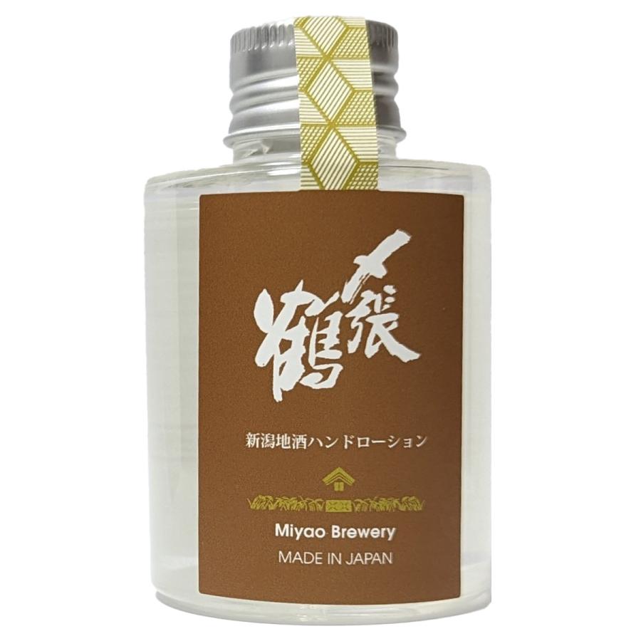 新潟地酒ハンドローション 〆張鶴 100ml 化粧水 日本酒配合｜nipponselect｜02