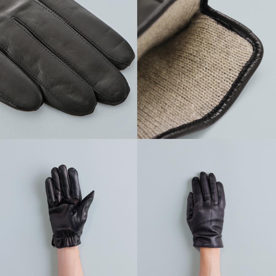 KURODA クロダ 男性用 レザーグローブ スマホ対応 手袋 羊革