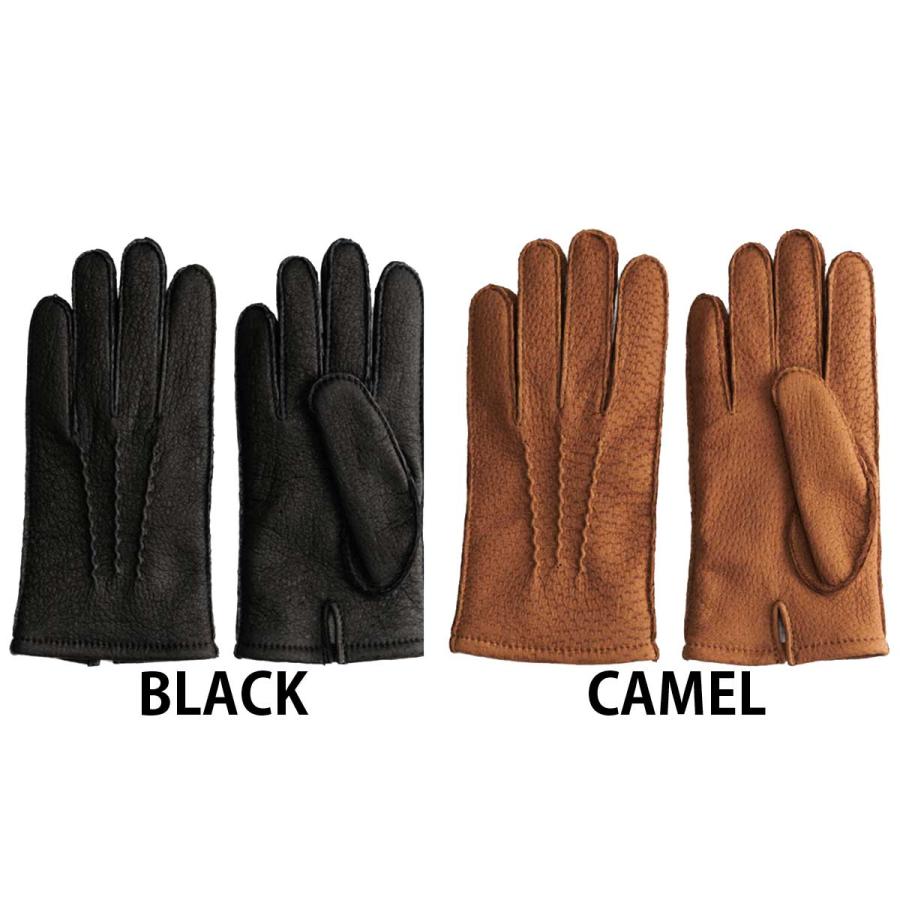 KURODA（クロダ） 男性用 革手袋 ペッカリー革 Peccary 手袋 メンズ