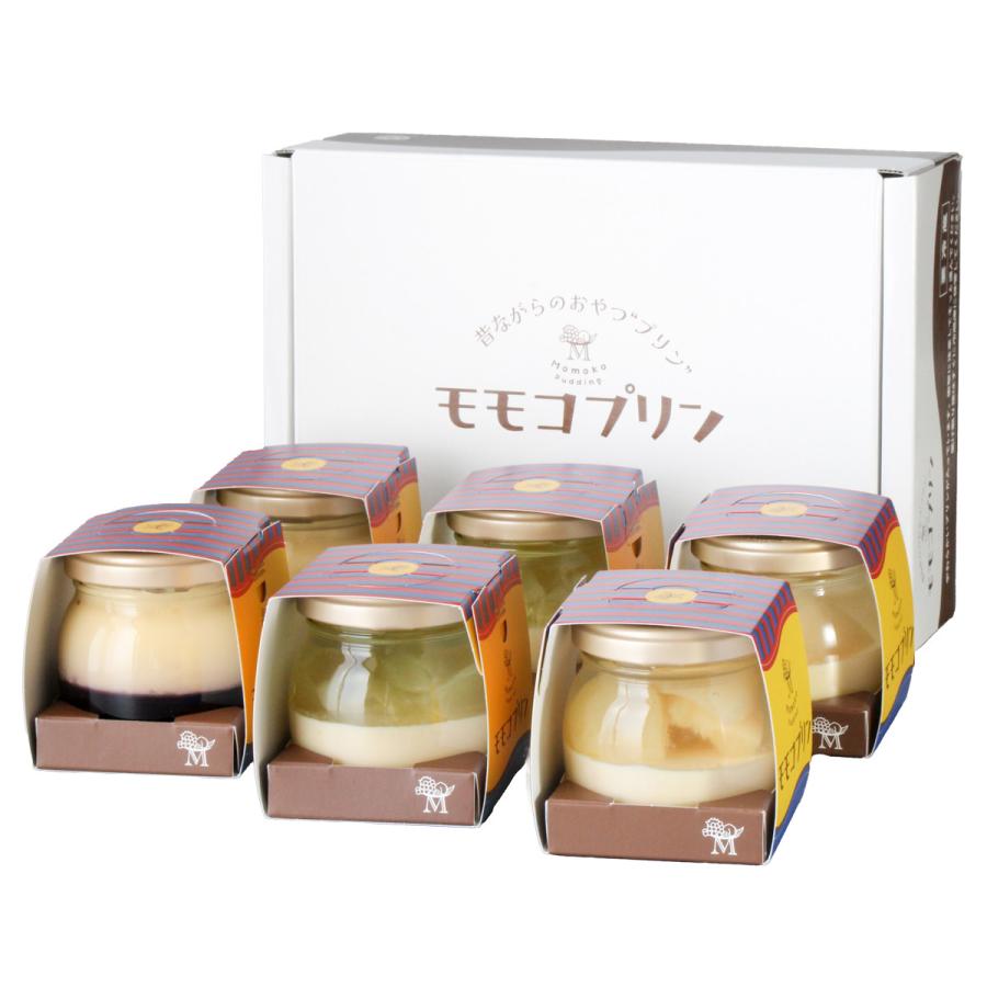 岡山県産 モモコプリン 3種計6個 食べ比べ スイーツ 個包装 : 産直お