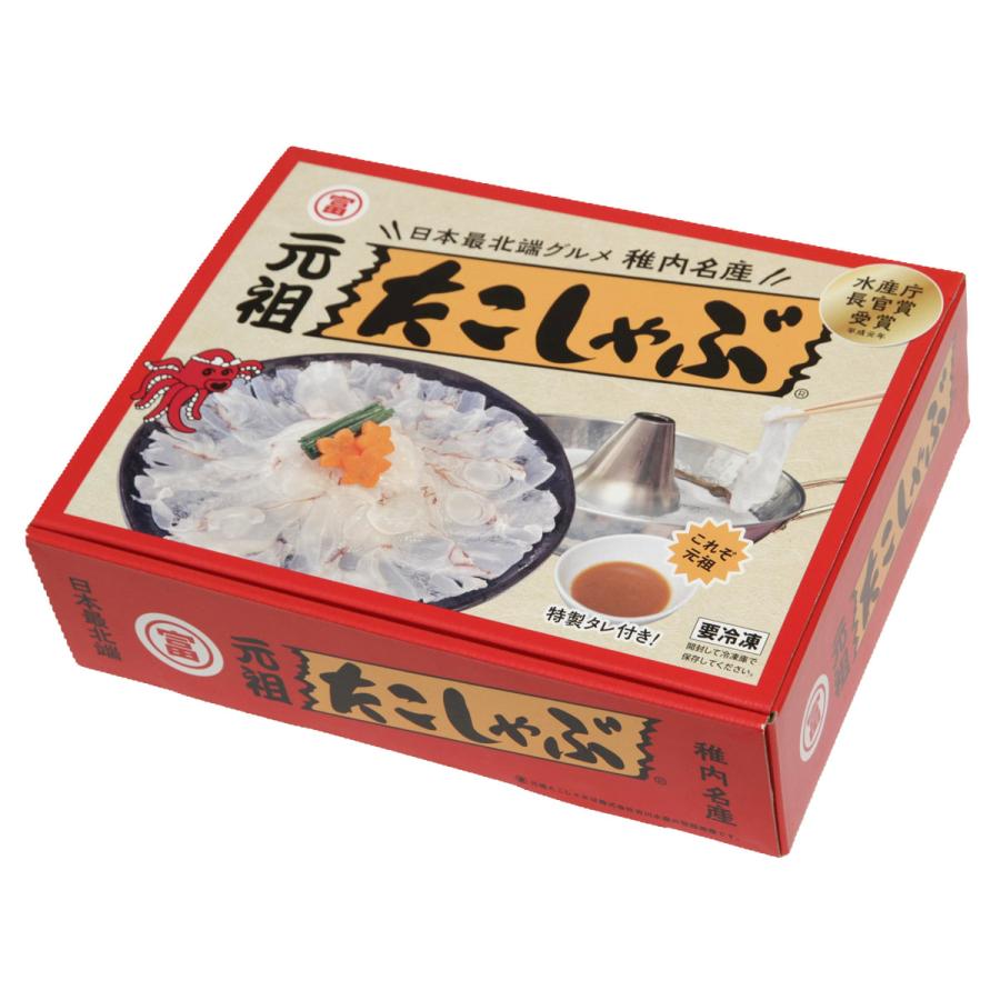 北海道 まるとみ 元祖 たこしゃぶ ギフト たれ 麺付き タコしゃぶ 冷凍【沖縄県・離島 配送不可】 |  | 01