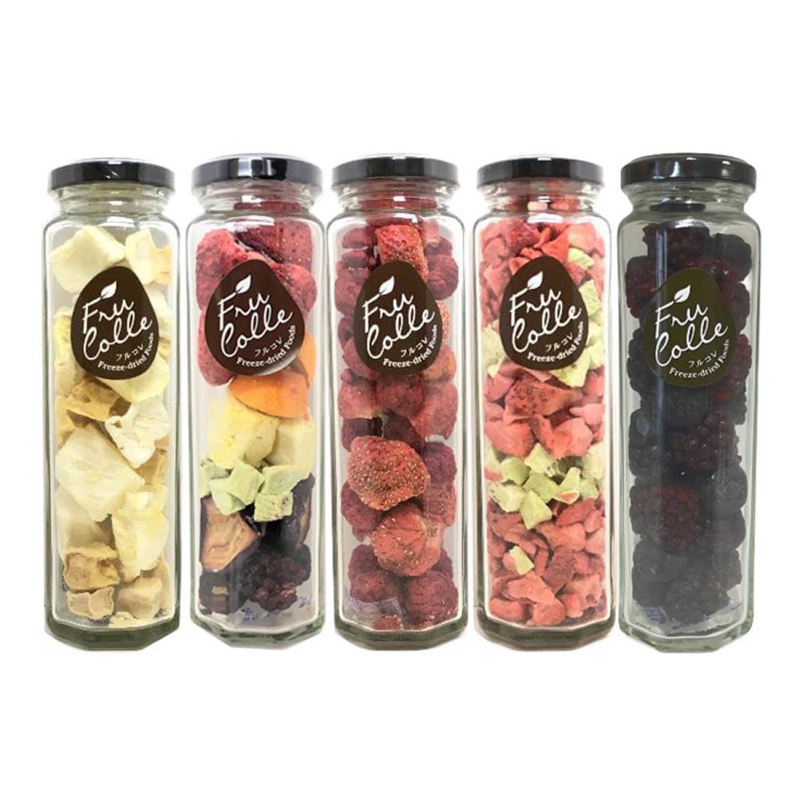 フルコレ フリーズドライ フルーツ 八角瓶 ギフトセット 5種入 ドライ
