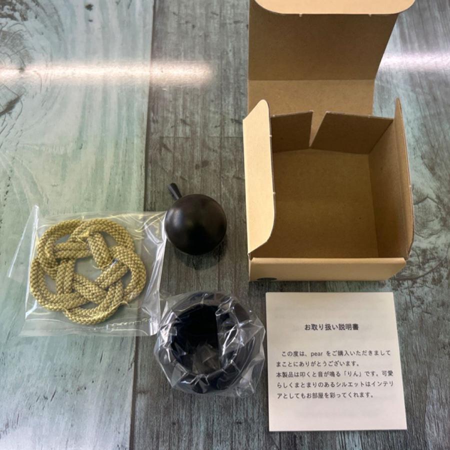 小泉屋 おりん Pear ギフト りん棒 敷物付き 卓上りん ベル 真鍮【北海道・沖縄県・離島 配送不可】の画像