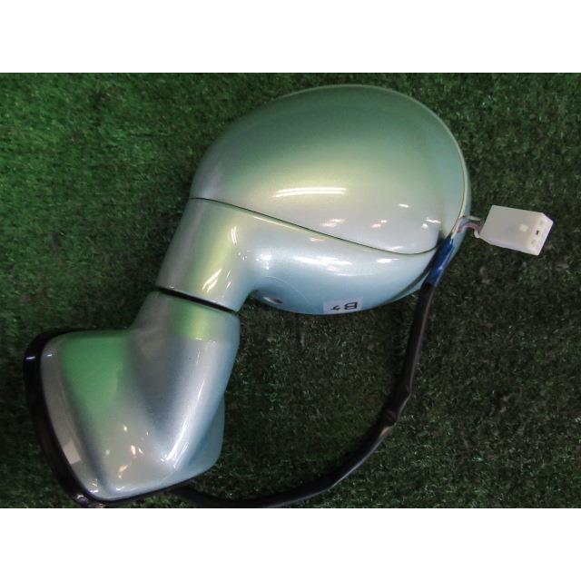 ラパン CBA-HE21S 左 サイド ミラー L ZJ9 ミントグリーンメタリック