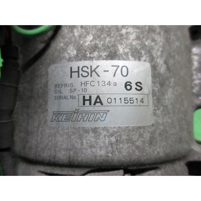 フィット DBA-GE6 エアコン コンプレッサー  L NH624P  プレミアムホワイトパール ケイヒン HSK70 6S 23746｜nippou5554｜03