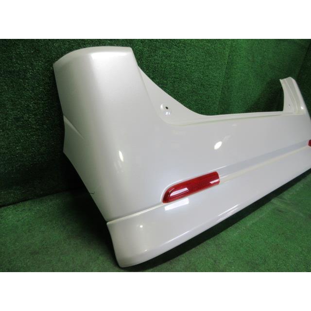 タント CBA-L350S リア バンパー ASSY カスタムL W24 パールホワイト 