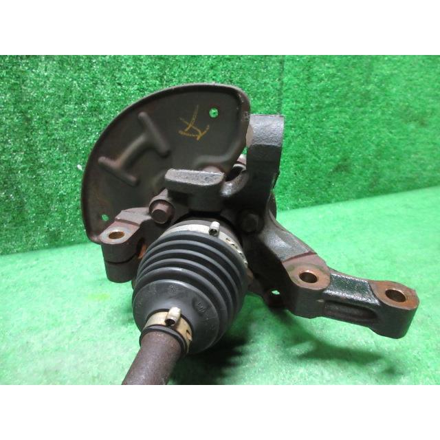 ｅＫワゴン LA-H81W 左 フロント ナックル ハブ ASSY M T21  アクアシルバーメタリック   260149の画像