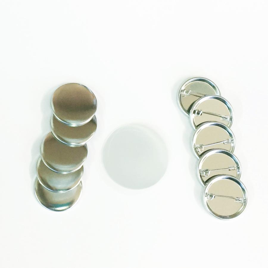 パッチセット 缶バッチ マシン 用 パーツ 37 mm Zピン 1000 個 大容量パック