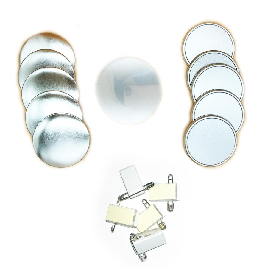 缶 バッジ マシン 用 56mm クリップ パーツ セット1000個 パック