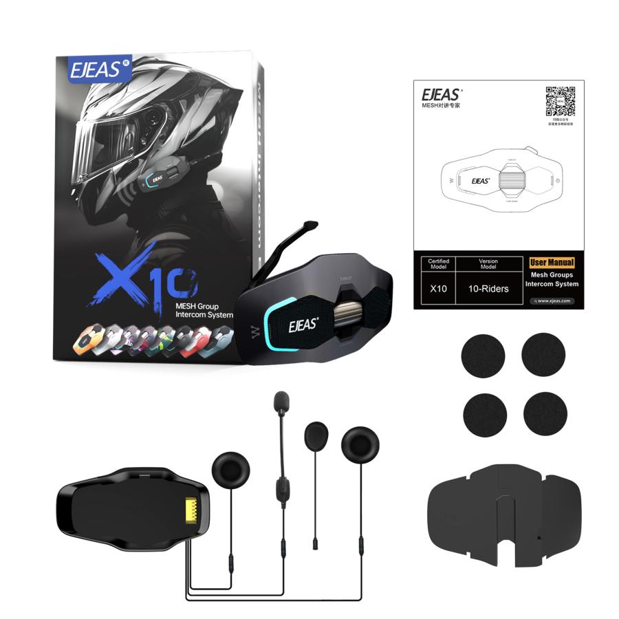 バイク用インカム バイク用品 バイク インカム EJEAS 正規品 メッシュ