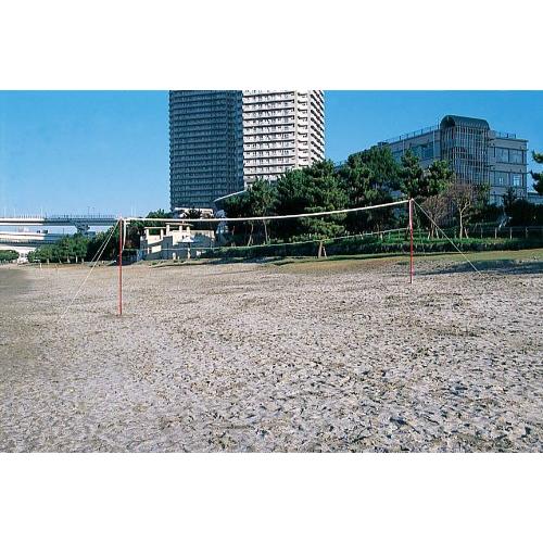 TOEI LIGHT(トーエイライト) ビーチバレーレジャータイプ B-3034 (約)全長3m(埋込部60cm)、ネット高さ1.66・2.4m(2段_1