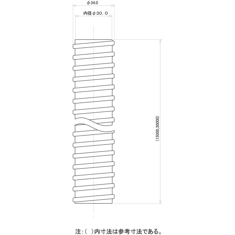 カクダイ 排水ジャバラホース 15m巻 4550-15_2