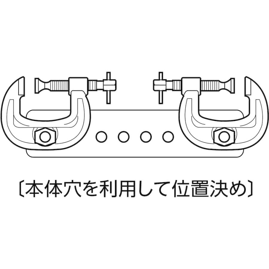 スーパー シャコ万力(C型)強力ワイドタイプ 200ｍｍ カチオン電着塗装_3