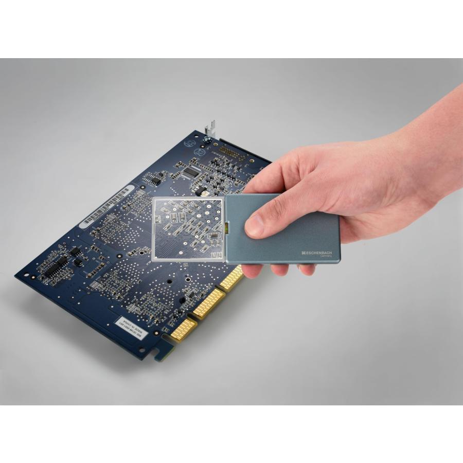 ESCHENBACH(エッシェンバッハ) 携帯用薄型ライトつきルーペ イージーポケット メタリックブルー 4倍 ドイツ製 1521-22_2