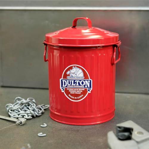 ダルトン(Dulton) ガベージカンLサイズ 24L イエロー ゴミを入れる物こそ綺麗だと思う物を使いたい ふた付きゴミ箱 ブリキ缶 高さ440mm_5
