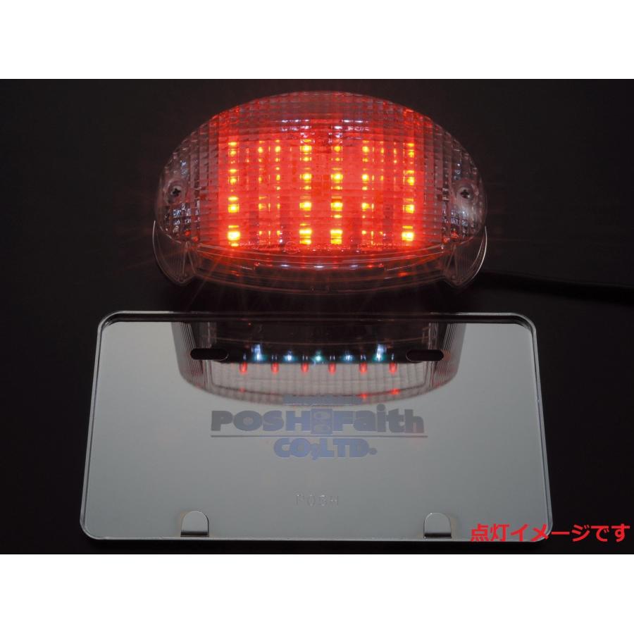 ポッシュフェイス(POSH FAITH) バイク用品 LEDテールランプ ゼファー1100/ゼファー1100RS(-'06) スモーク 032090-_1