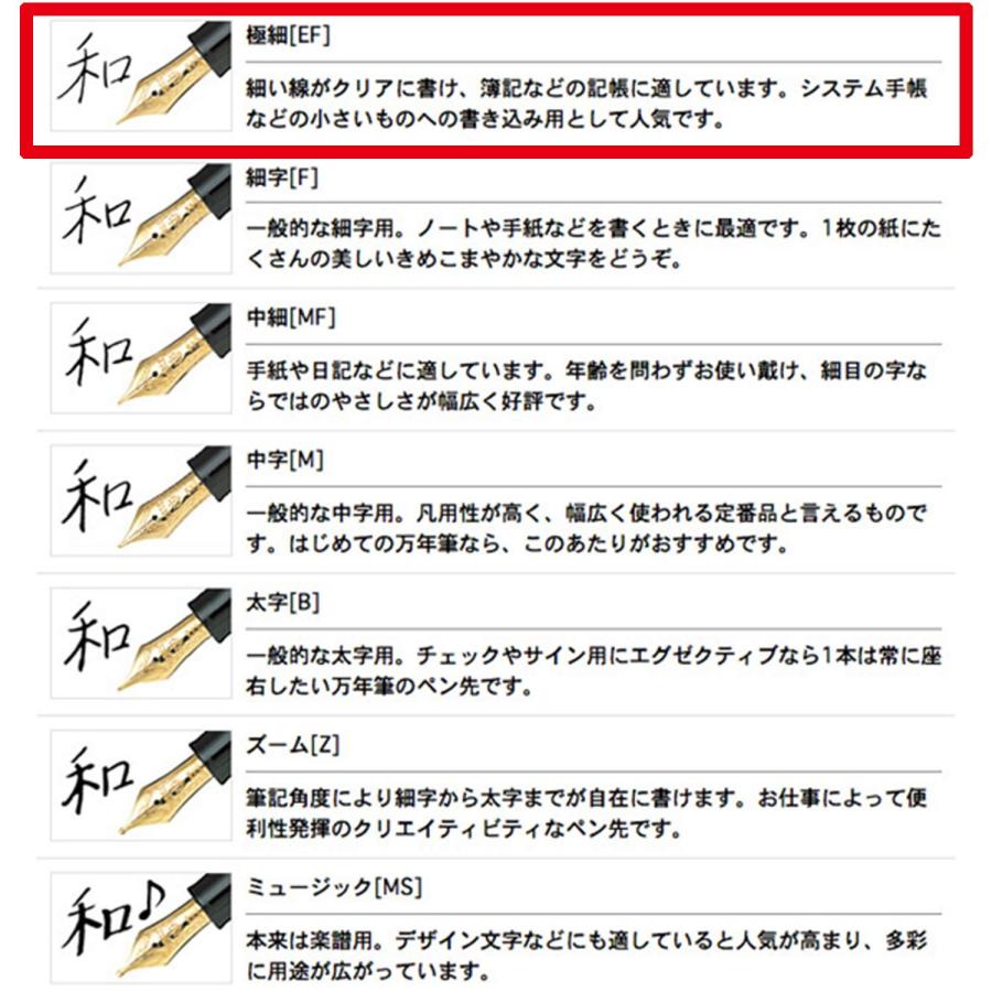 セーラー万年筆 万年筆 プロフィットスタンダード21 ブラック 極細 11-1521-120_4
