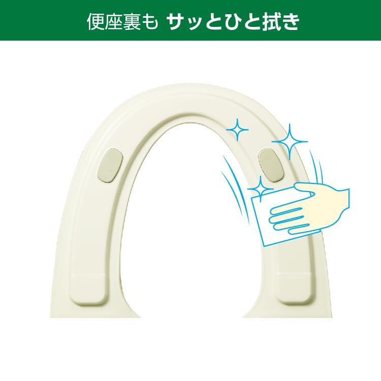 TOSHIBA(東芝) 温水洗浄便座 温水便座クリーンウォッシュ オート脱臭・省エネ型(瞬間式) SCS-S300 パステルアイボリーの画像