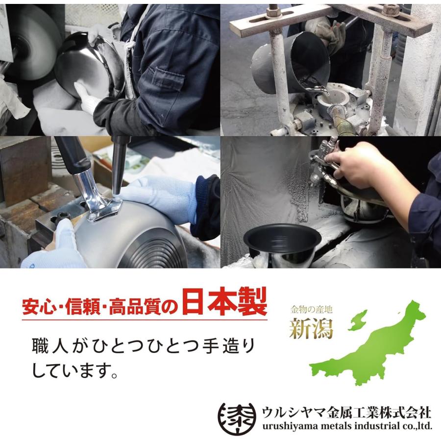 ウルシヤマ金属工業 釜飯 ご飯窯 2合 ガス火専用 アルミ製 日本製 謹製