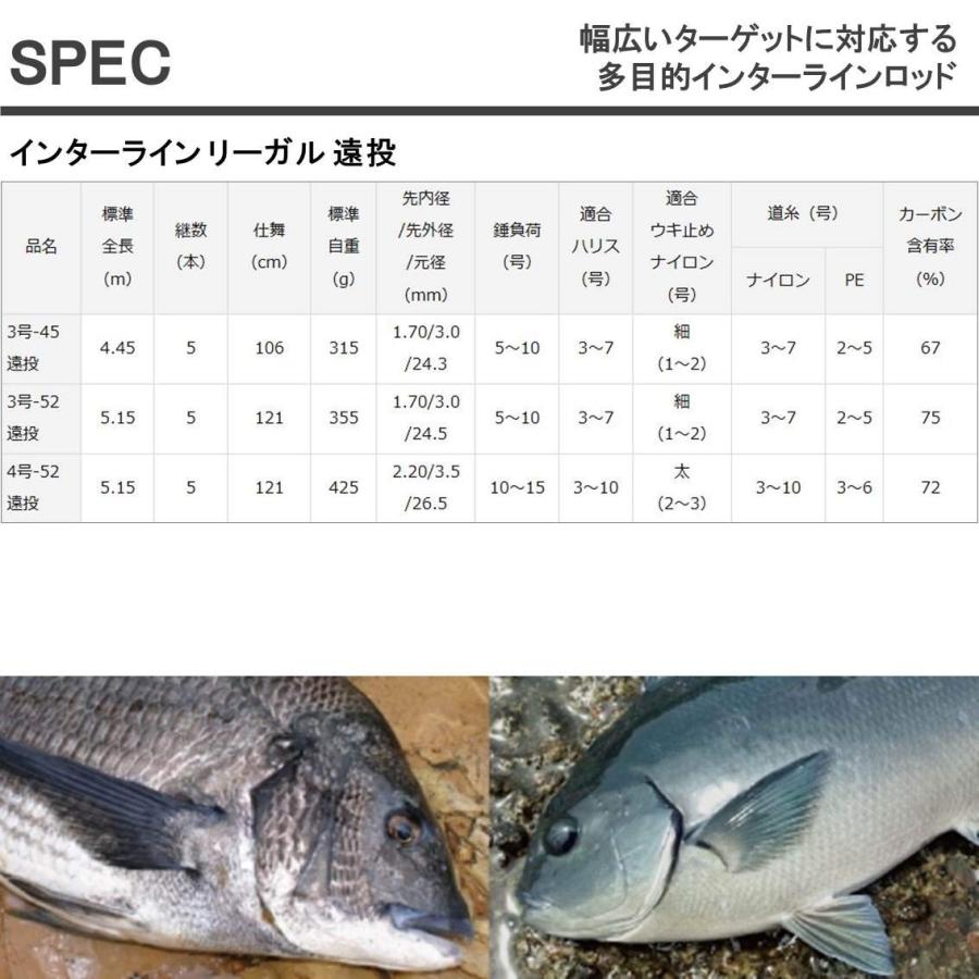 ダイワ(DAIWA) 波止釣り・海上釣堀ロッド ILリーガル 遠投 3-52遠投 釣り竿_4