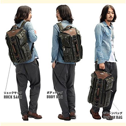 [デバイス] リュック gear 3way カーキ_2