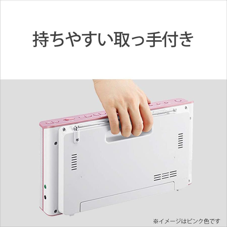 ソニー CDラジオ ZS-E80 : FM/AM/ワイドFM対応 語学学習用機能搭載
