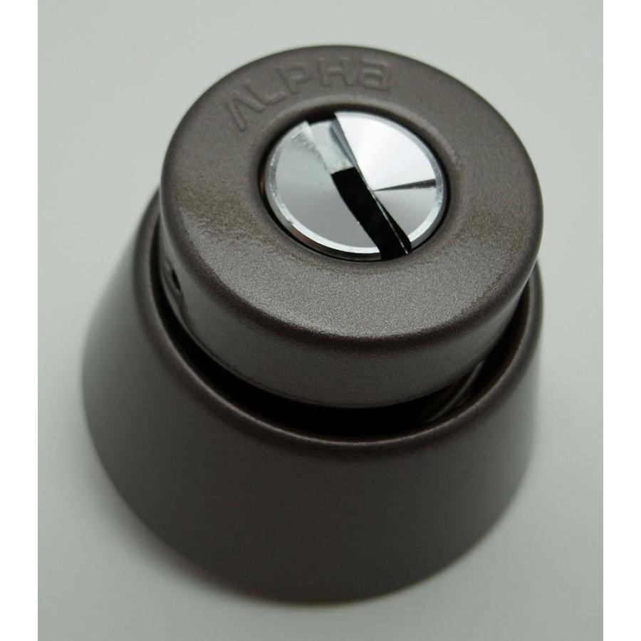 ALPHA(アルファ) 取替用シリンダー FBロック ブロンズ BH/LD