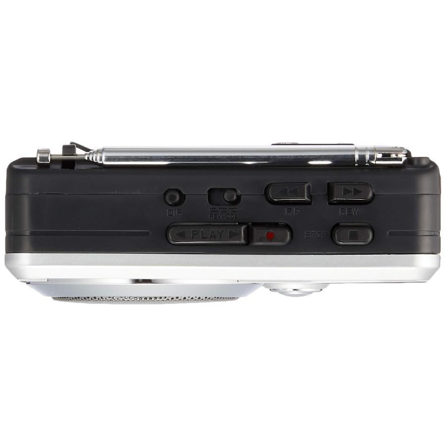 OHM AudioComm ラジオカセット AM/FM ラジオ番組録画可能 CAS-710Z