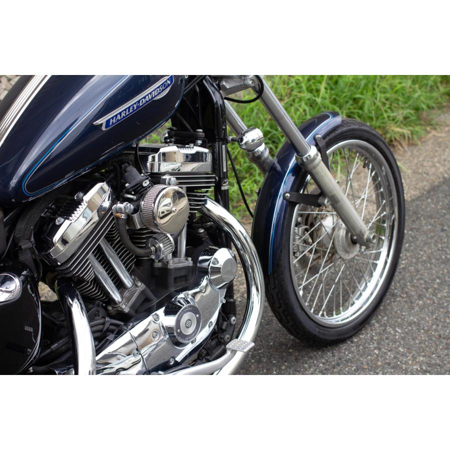 MOTOR ROCK ハーレーダビッドソン用 オールドタイプエアクリーナー ポリッシュ MR-IN003の画像