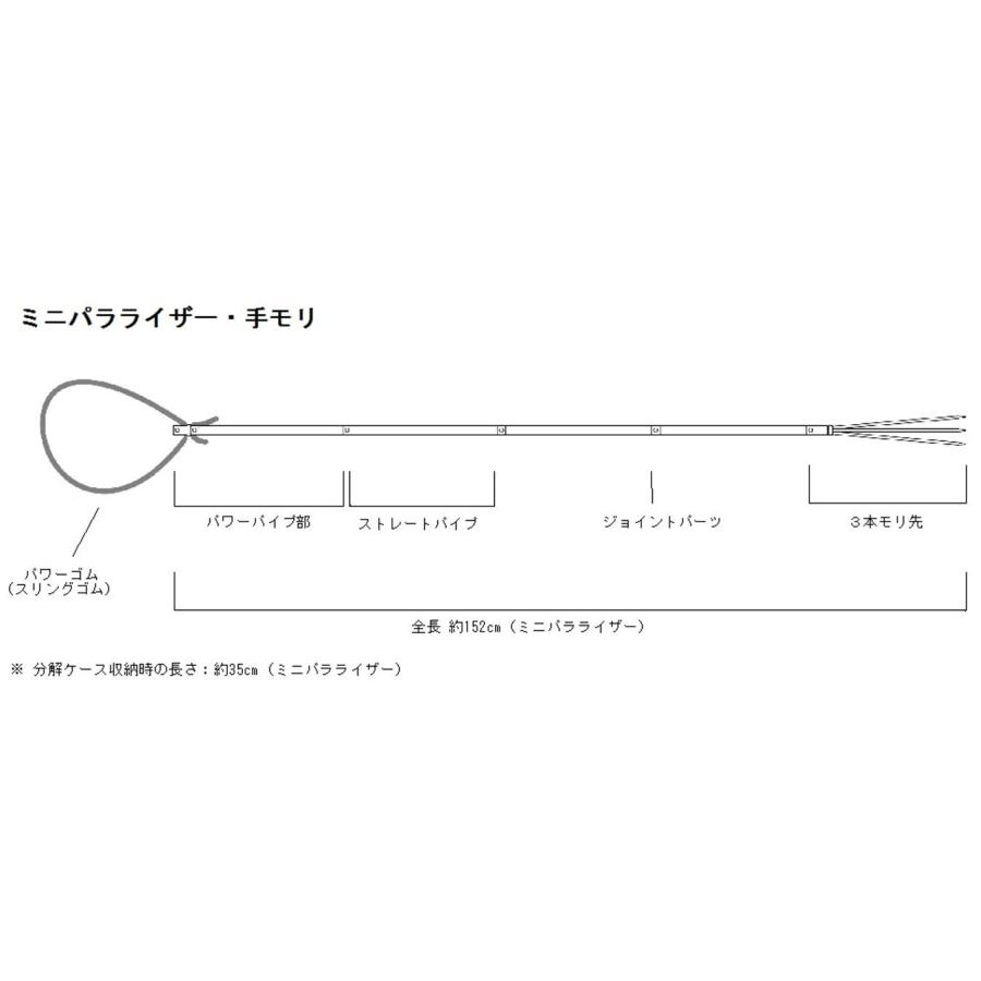DIVEWAYS (ダイブウエイズ)／ミニパラライザー・手銛(手モリ)／４本継ぎ／152cmの画像