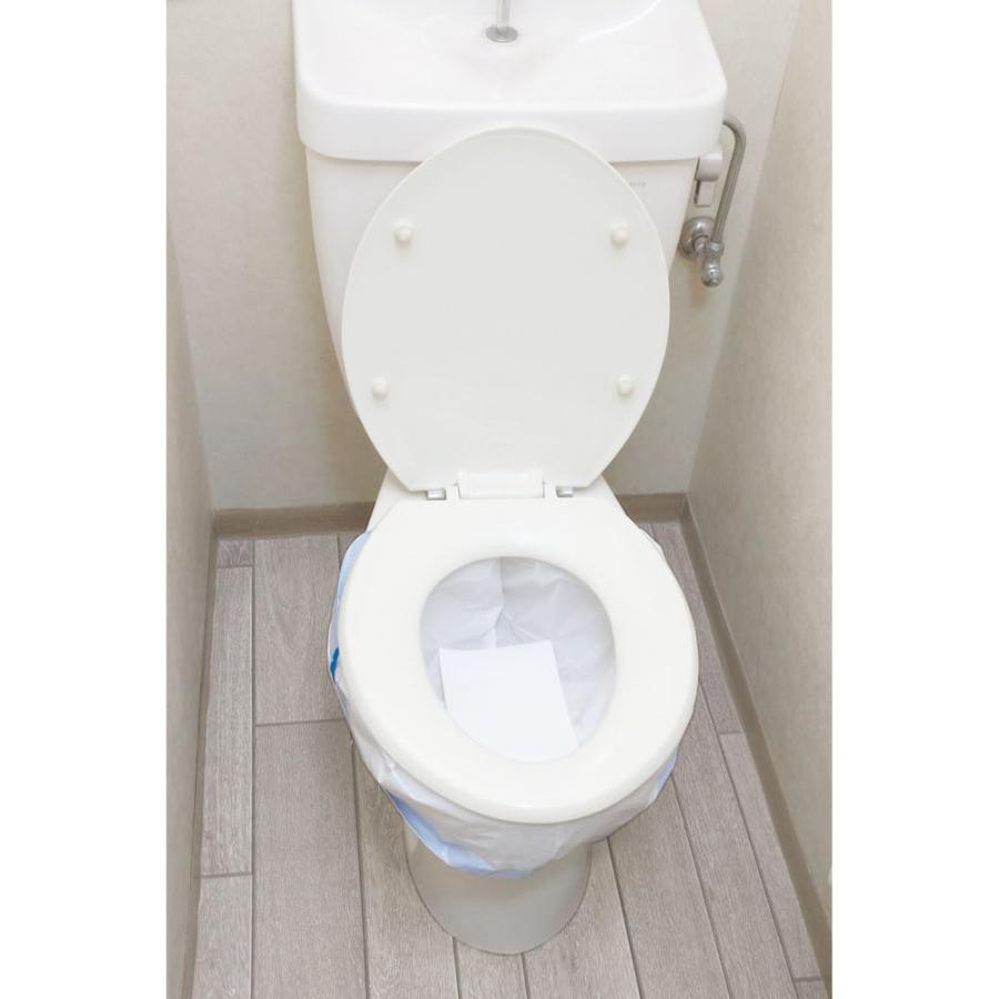 三和製作所 非常用トイレ袋 くるくるトイレ (100回分)_6