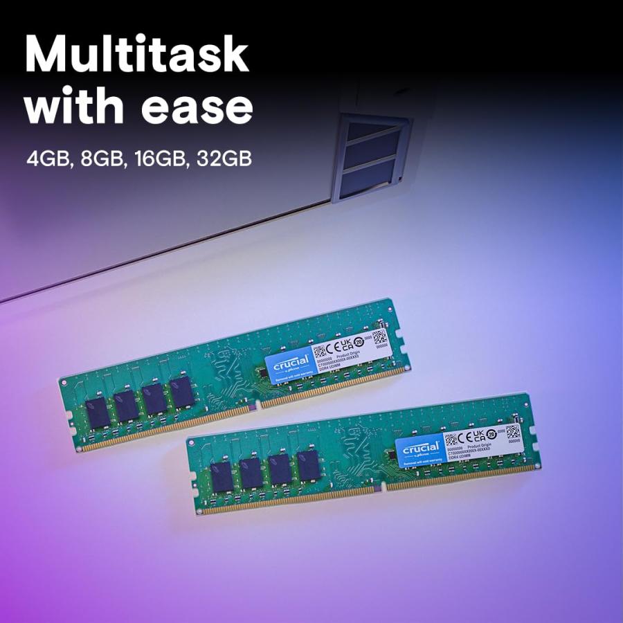 Crucial デスクトップ用メモリ DDR4-2400 8GB x2枚 Crucial デスクトップ用増設メモリ 8GB(4GBx2枚) DDR4 2400MT/s(PC4