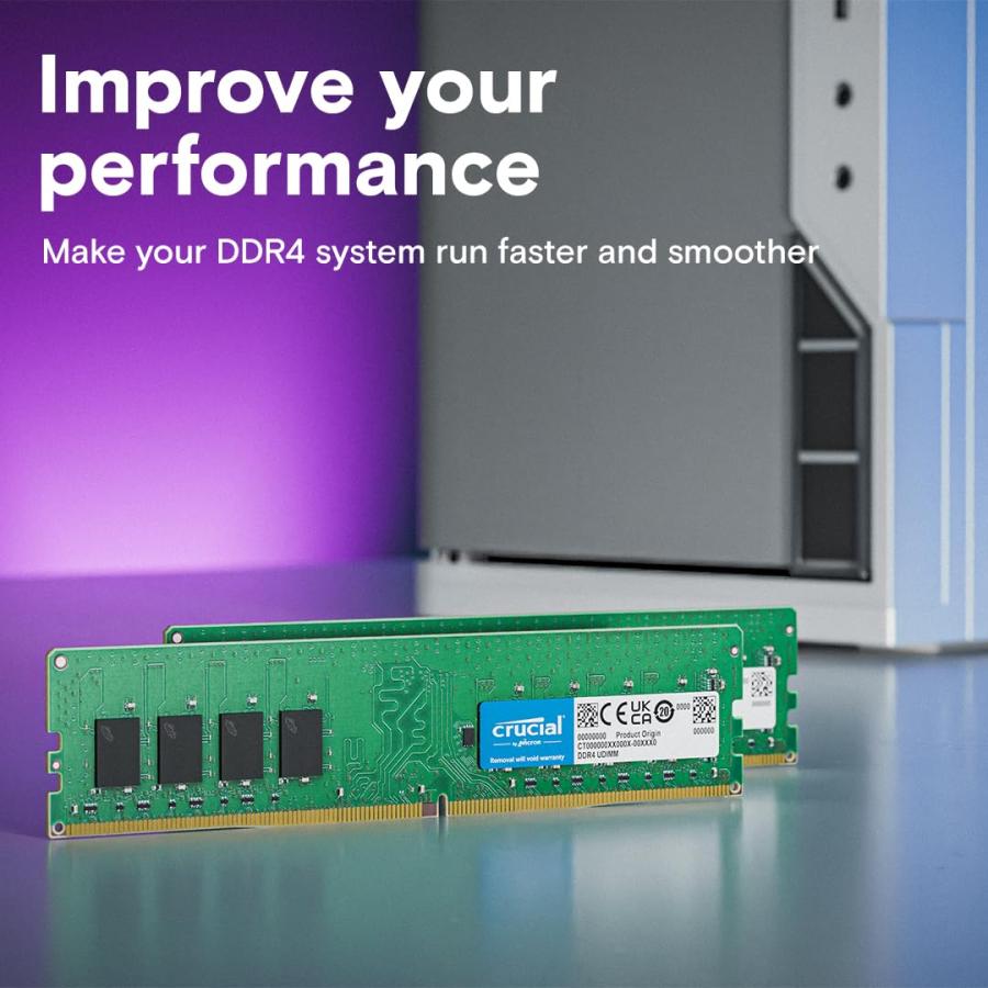 Crucial デスクトップ用増設メモリ 8GB(8GBx1枚) DDR4 2400MT/s(PC4