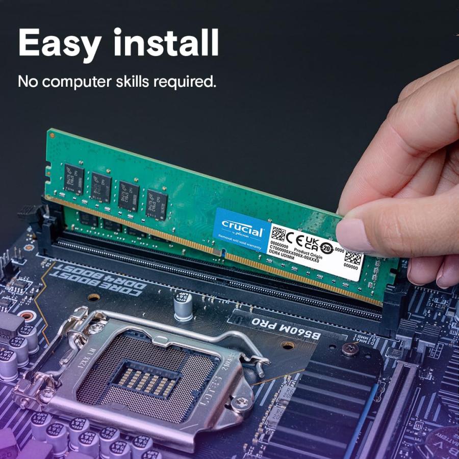 Crucial デスクトップ用増設メモリ 8GB(8GBx1枚) DDR4 2400MT/s(PC4